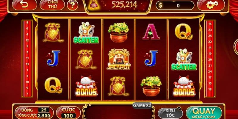 Nhiều ký tự đặc biệt xuất hiện trong game nổ hũ thần tài