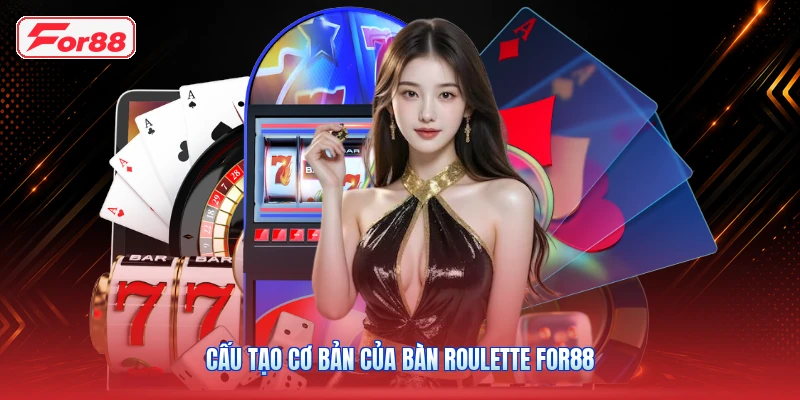 Cấu tạo cơ bản của bàn Roulette FOR88