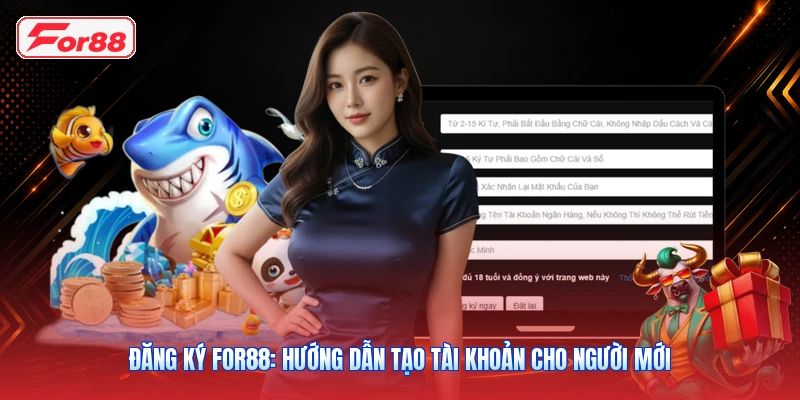 Đăng Ký FOR88: Hướng Dẫn Tạo Tài Khoản Cho Người Mới
