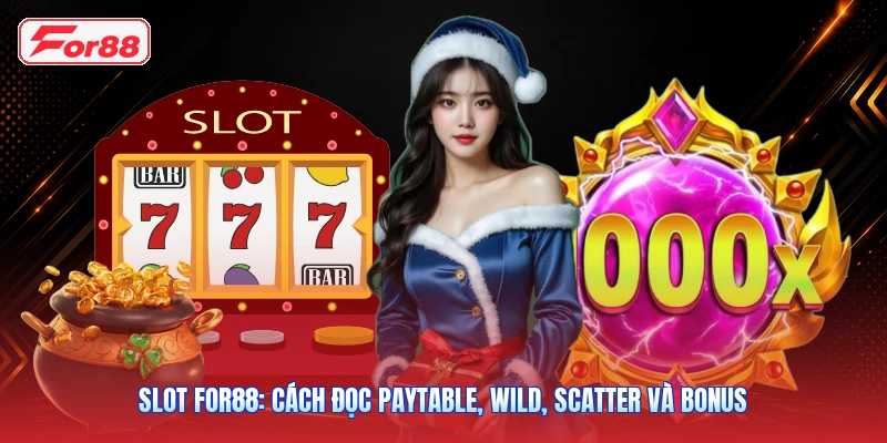 Slot FOR88: Cách Đọc Paytable, Wild, Scatter Và Bonus