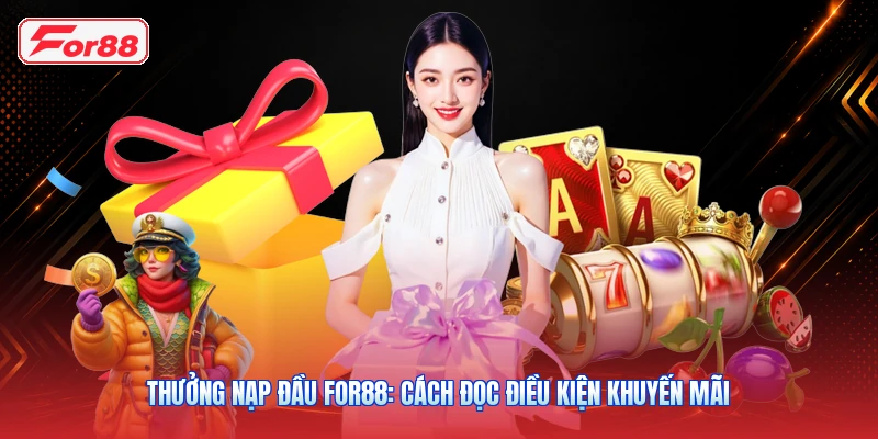 Thưởng Nạp Đầu FOR88: Cách Đọc Điều Kiện Khuyến Mãi